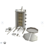  Ψησταριά κεμπάπ αερίου - 4 καυστήρες - 50kg κρέας